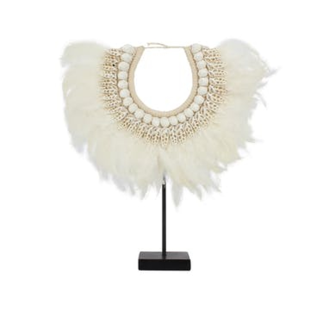 Collier blanc indonésien
