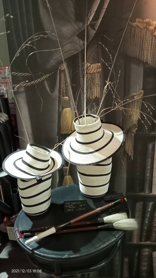 Vase textile